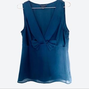 Banana Republic Sleeveless Navy Blouse